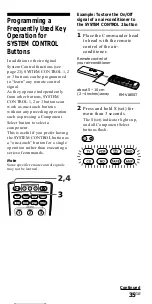 Предварительный просмотр 35 страницы Sony RM-VL900T Operating Instructions Manual