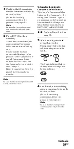 Preview for 39 page of Sony RM-VL900T Operating Instructions Manual