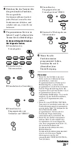 Preview for 79 page of Sony RM-VL900T Operating Instructions Manual