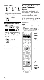 Preview for 24 page of Sony RM-VLZ620 Operating Instructions Manual