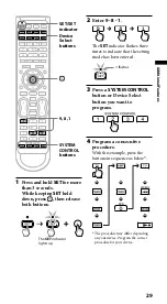 Preview for 29 page of Sony RM-VLZ620 Operating Instructions Manual