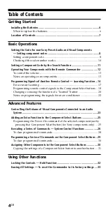 Preview for 4 page of Sony RM-VZ800T Operating Instructions Manual