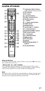 Preview for 7 page of Sony RM-VZ800T Operating Instructions Manual