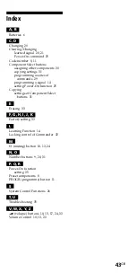 Предварительный просмотр 43 страницы Sony RM-VZ800T Operating Instructions Manual