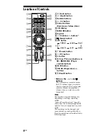 Preview for 6 page of Sony RM-VZ950T Operating Instructions Manual