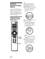 Preview for 30 page of Sony RM-VZ950T Operating Instructions Manual