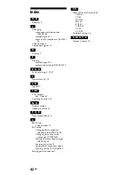 Preview for 42 page of Sony RM-VZ950T Operating Instructions Manual