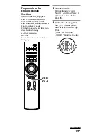 Preview for 61 page of Sony RM-VZ950T Operating Instructions Manual