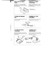 Preview for 12 page of Sony RM-X12A Operating Instructions Manual