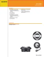 Sony RM-X55M Marketing Specifications preview