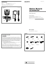 Preview for 1 page of Sony RM-XM10B Operating Instructions