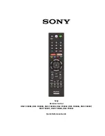 Предварительный просмотр 1 страницы Sony RMF-TX300E Quick Reference Manual