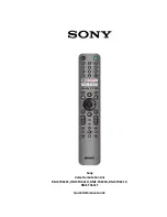 Sony RMF-TX621E Quick Reference Manual preview