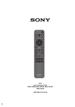 Preview for 1 page of Sony RMF-TX900B Quick Reference Manual