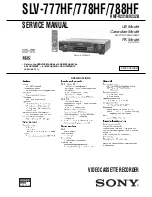 Sony RMT-V231B Service Manual preview