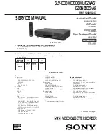 Sony RMT-V243 Service Manual preview