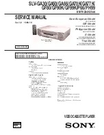 Sony RMT-V254 Service Manual preview