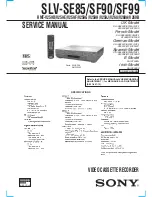 Preview for 1 page of Sony RMT-V259D Service Manual