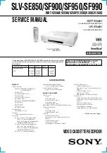 Preview for 1 page of Sony RMT-V259M Service Manual