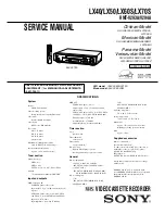 Preview for 1 page of Sony RMT-V293A Service Manual