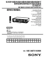 Sony RMT-V309 Service Manual preview