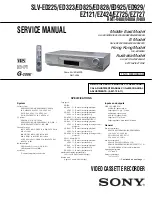 Sony RMT-V408A Service Manual preview