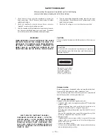 Preview for 3 page of Sony RMT-V503C Service Manual