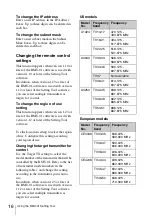 Preview for 16 page of Sony RMU-01 Operating Instructions Manual