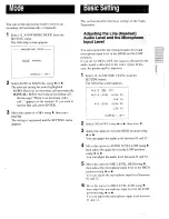 Preview for 22 page of Sony RSE-400 Operating Instructions Manual