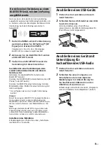 Предварительный просмотр 43 страницы Sony RSX-GS9 Operating Instructions Manual