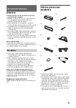 Предварительный просмотр 99 страницы Sony RSX-GS9 Operating Instructions Manual