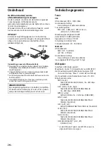 Предварительный просмотр 164 страницы Sony RSX-GS9 Operating Instructions Manual