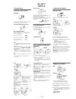 Preview for 3 page of Sony RWALKMAN WM-FX487 Service Manual