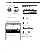 Предварительный просмотр 6 страницы Sony RXD-700 Operating Instructions Manual