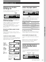 Предварительный просмотр 29 страницы Sony RXD-700 Operating Instructions Manual