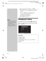 Preview for 22 page of Sony S-Frame 4-185-902-13 (1) Operating Instructions Manual