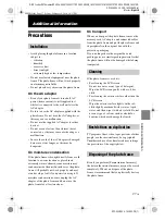 Preview for 27 page of Sony S-Frame 4-185-902-13 (1) Operating Instructions Manual