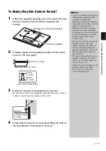 Предварительный просмотр 11 страницы Sony S-Frame 4-259-434-13 (1) Operating Instructions Manual