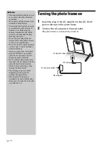 Предварительный просмотр 12 страницы Sony S-Frame 4-259-434-13 (1) Operating Instructions Manual