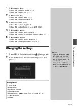 Предварительный просмотр 25 страницы Sony S-Frame 4-259-434-13 (1) Operating Instructions Manual