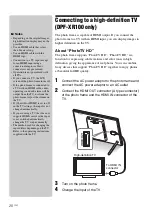 Предварительный просмотр 28 страницы Sony S-Frame 4-259-434-13 (1) Operating Instructions Manual