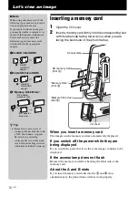 Предварительный просмотр 16 страницы Sony S-Frame 4-262-215-12 (1) Operating Instructions Manual