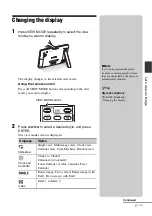 Предварительный просмотр 17 страницы Sony S-Frame 4-262-215-12 (1) Operating Instructions Manual