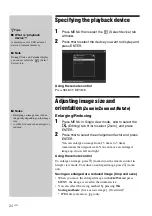 Предварительный просмотр 24 страницы Sony S-Frame 4-262-215-12 (1) Operating Instructions Manual