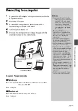 Предварительный просмотр 29 страницы Sony S-Frame 4-262-215-12 (1) Operating Instructions Manual