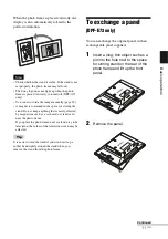 Предварительный просмотр 11 страницы Sony S-Frame DPF-A73 Handbook