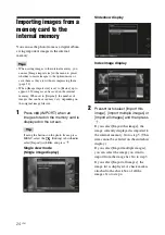 Предварительный просмотр 24 страницы Sony S-Frame DPF-A73 Handbook