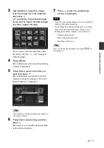 Предварительный просмотр 25 страницы Sony S-Frame DPF-A73 Handbook