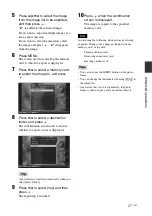 Предварительный просмотр 27 страницы Sony S-Frame DPF-A73 Handbook