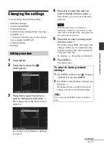 Предварительный просмотр 31 страницы Sony S-Frame DPF-A73 Handbook